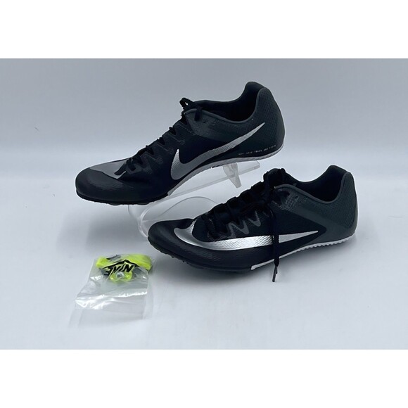 New Nike Zoom Rival Sprint Black Metallic Track & Field FZ9663-001 Men Size 9.5 - Picture 1 of 6